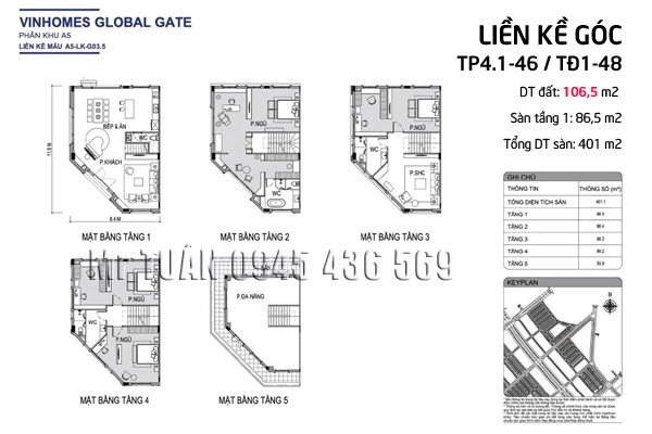 THỜI ĐẠI 1-48 LAYOUT CĂN GÓC