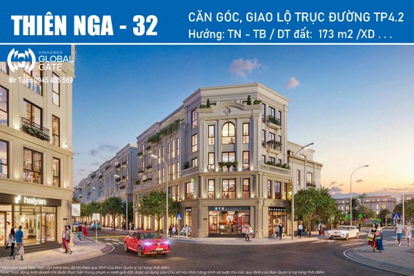 TN-32 LIỀN KỀ GÓC ĐƯỜNG THIÊN NGA