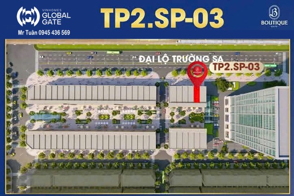 TP2.SP-03 Shop Boutique HOÀNG HÔN (MẶT ĐƯỜNG TRƯỜNG SA)