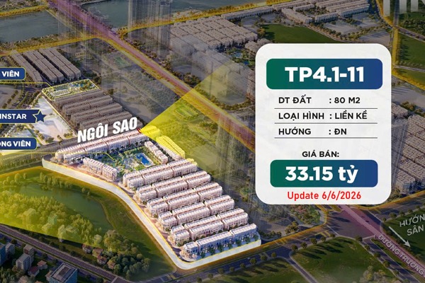 TP4.1-15 SHOPHOUSE ĐƯỜNG THÀNH PHỐ TP4.1