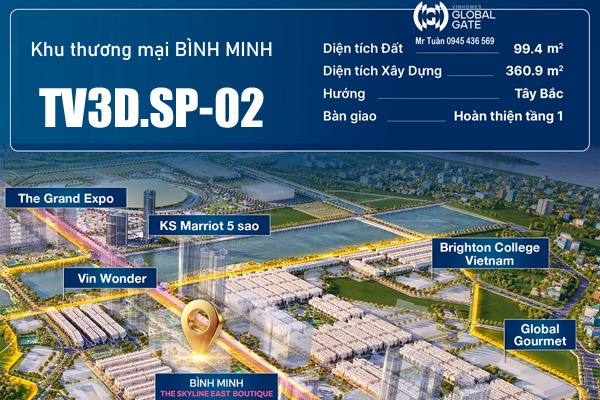 TV3D.SP-02 Shop Boutique BÌNH MINH | Vinhomes Global Gate