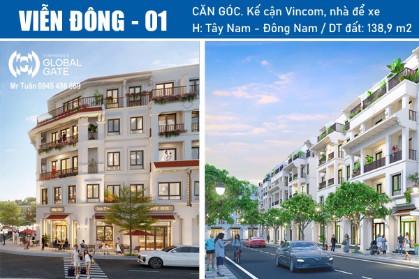 VĐ-01 LIỀN KỀ GÓC, ĐƯỜNG VIỄN ĐÔNG (Không số)