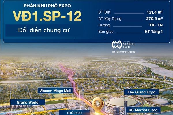 VĐ1.SP-12 Shop EXPO Boutique (ĐỐI DIỆN CHUNG CƯ MIK)