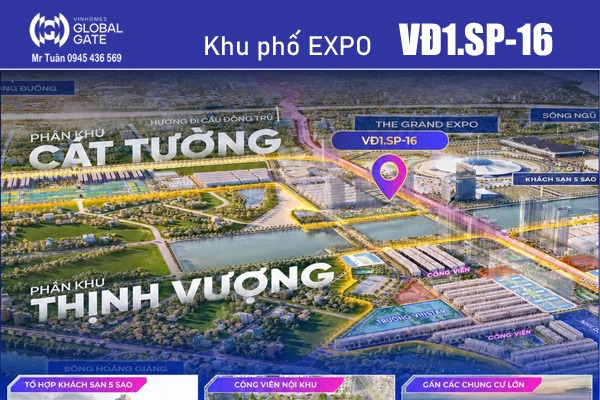 VĐ1.SP-16 Shop EXPO Boutique (ĐƯỜNG VIỄN ĐÔNG 1 - ĐỐI DIỆN TRIỂN LÃM)