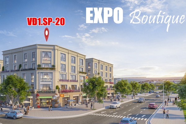 VĐ1.SP-20 Shop EXPO Boutique (Shop góc. Ôm trọn 03 tòa chung cư MIK)