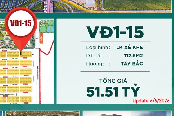 VIỄN ĐÔNG 1-15 | NHÀ PHỐ XẺ KHE 112,5 m2