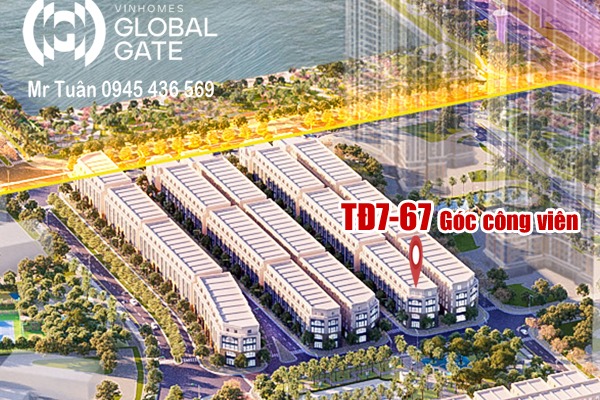 VINHOMES GLOBAL GATE | CĂN GÓC, VIEW CÔNG VIÊN | THỜI ĐẠI 7-67